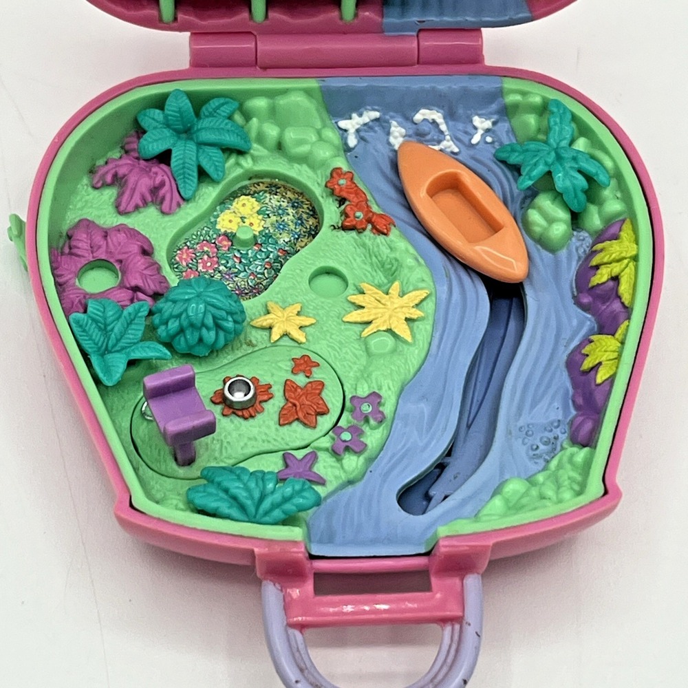 Vintage 1996 Bluebird Polly Pocket Jungle Adventure Backpack Incomplete READ - Picture 10 of 11